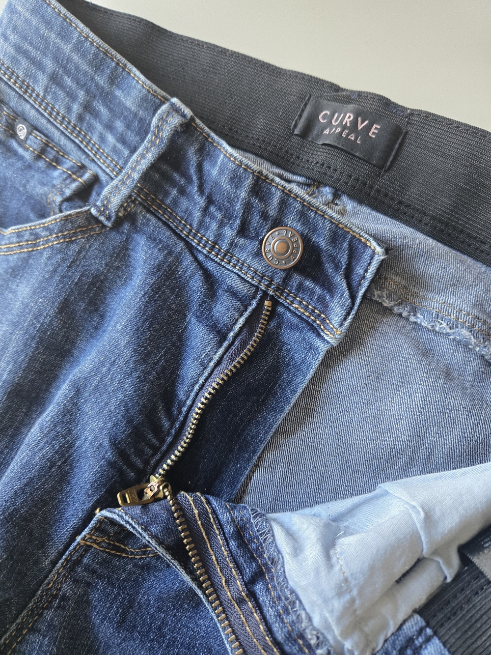 Curve Appeal High Rise Comfort Comfort Waist Skinny Jeans- AS IS - Picture 9 of 14